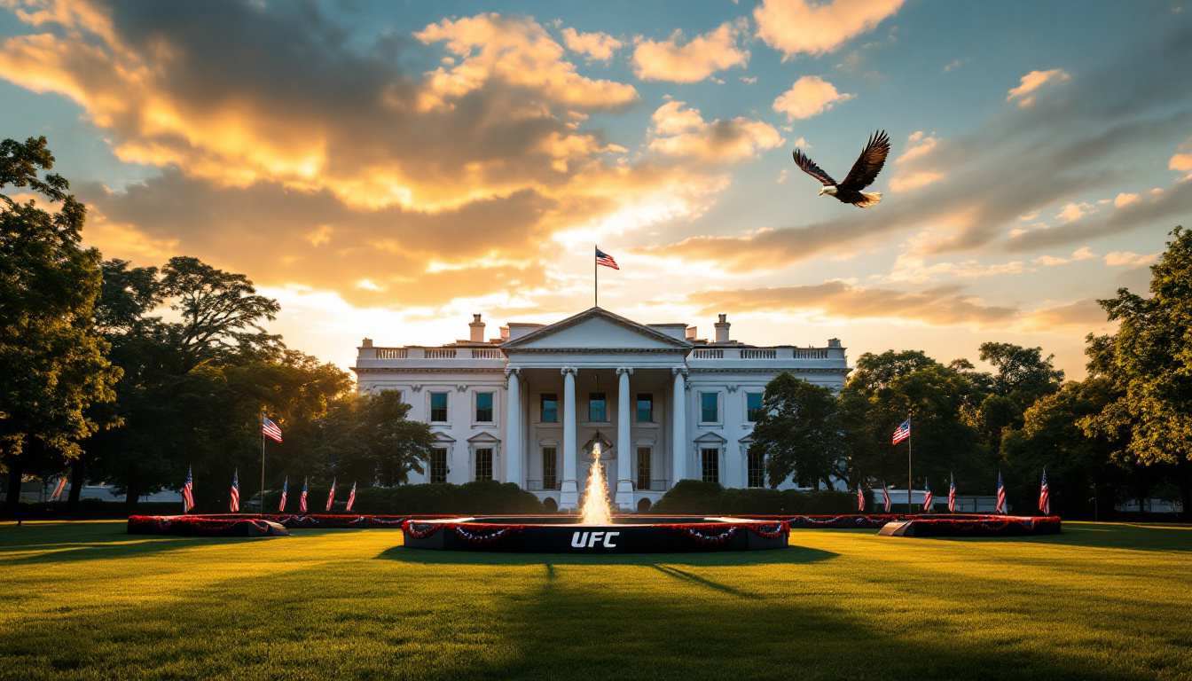 A Bald Eagle Just Opened the UFC Weigh-Ins at the White House and Liberals Are Having a Meltdown