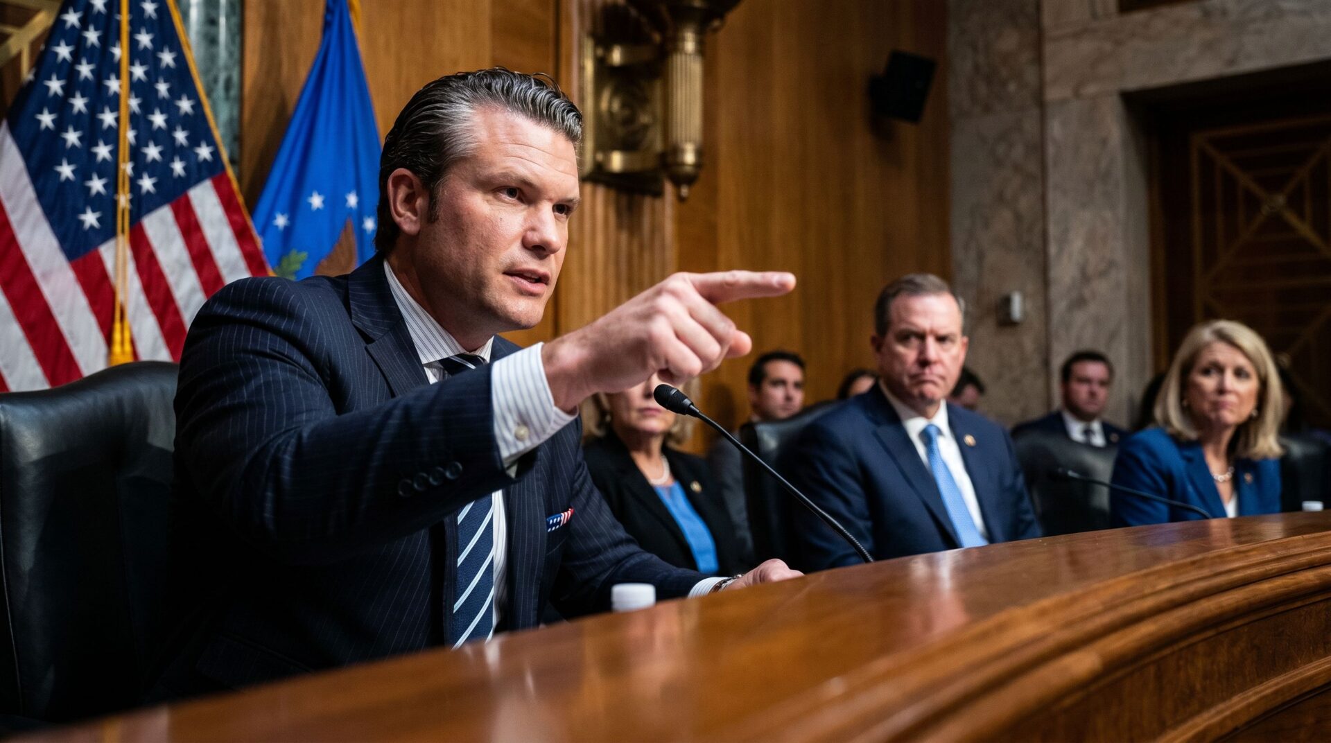 Pete Hegseth Just Walked Into a Room Full of Democrats Who Wanted His Head — And Left With It Still Attached to His Neck